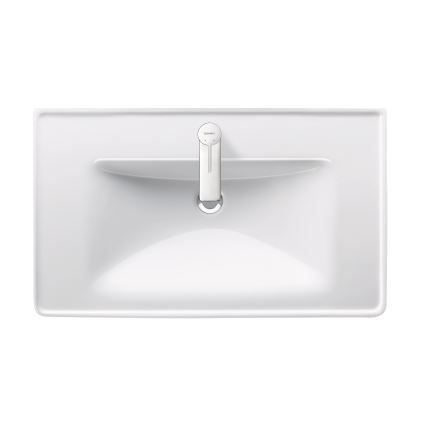 Duravit 2367800000 - Lavabo suspendu D-NEO 80 x 48 cm en céramique, blanc brillant