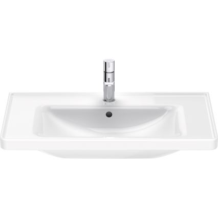Duravit 2367800000 - Lavabo suspendu D-NEO 80 x 48 cm en céramique, blanc brillant