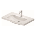 Duravit 23998000002 - Lavabo mural D-CODE 80 x 48 cm en céramique / blanc brillant