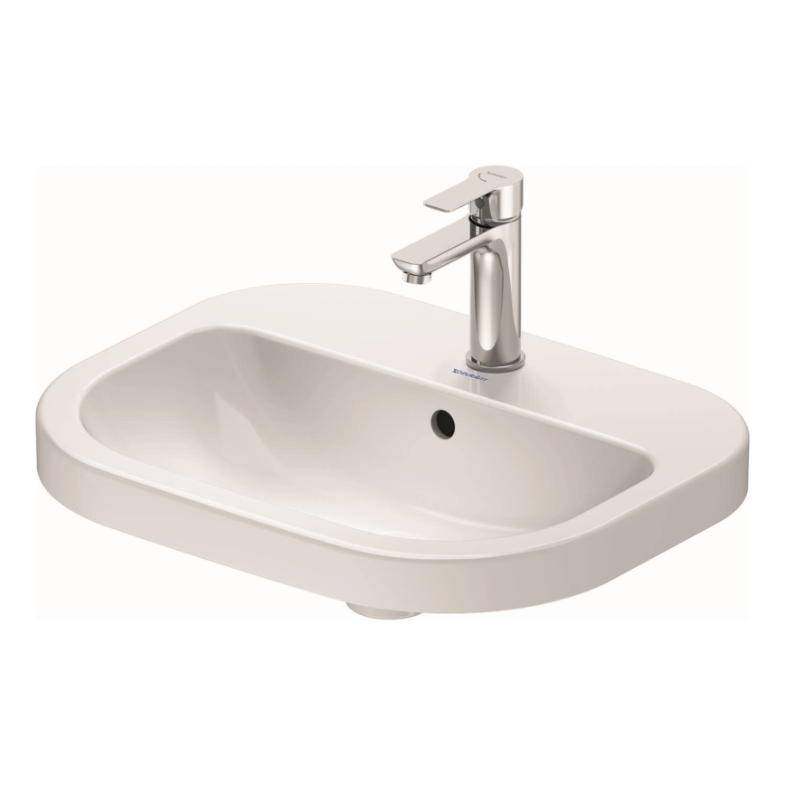 Duravit 24025500002 - Lavabo suspendu D-CODE 55 x 44 cm céramique / blanc brillant