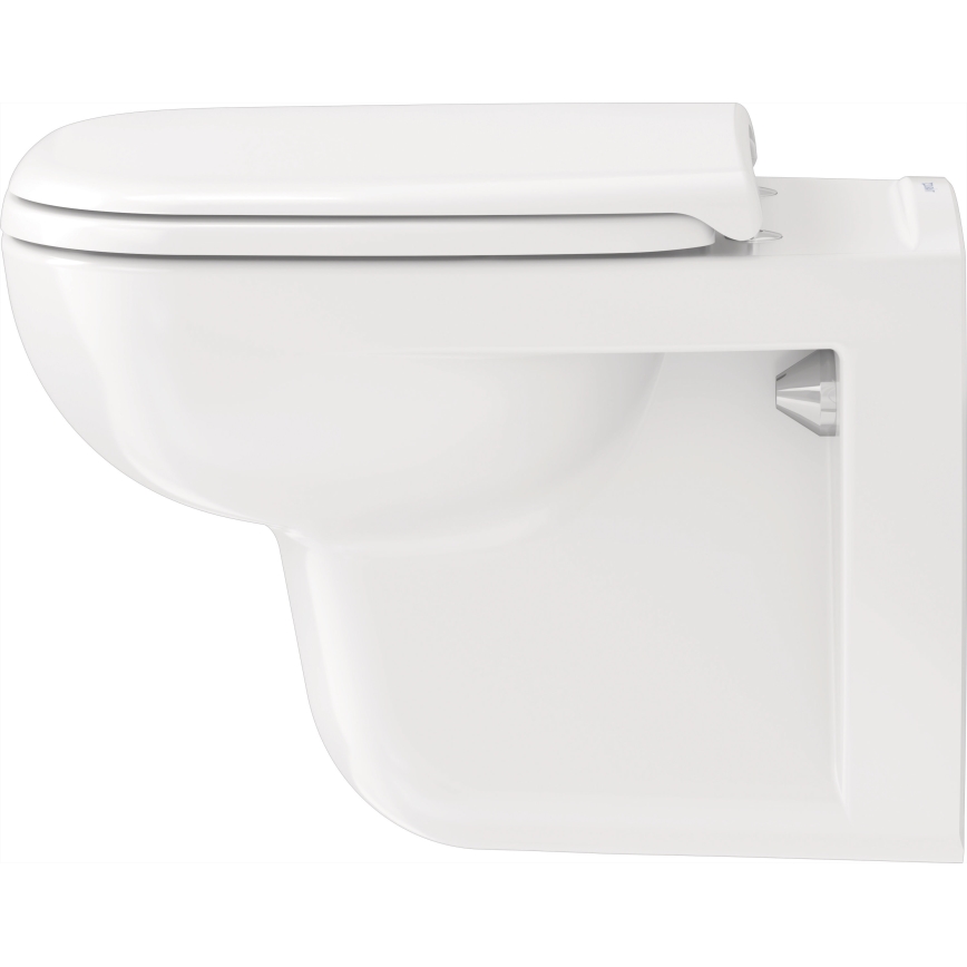 Duravit 25350900002 - WC suspendu D-CODE en céramique, blanc brillant
