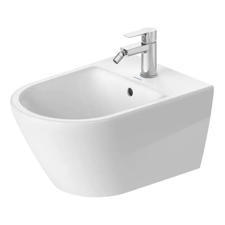 Duravit 27271500002 - Bidet suspendu D-CODE en céramique / blanc brillant