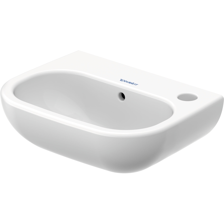 Duravit 7053600082 - Lavabo suspendu D-CODE 36x27 cm céramique/blanc brillant