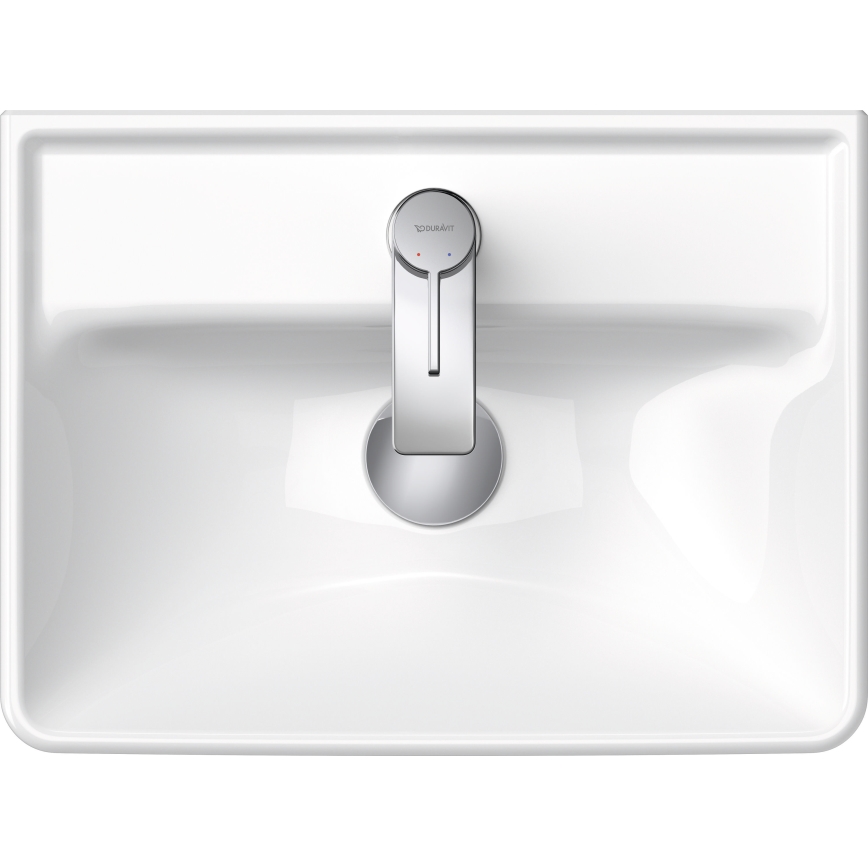 Duravit 738450041 - Lavabo suspendu D-NEO 45x33,5 cm céramique/blanc brillant