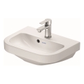 Duravit 7484500002 - Lavabo suspendu D-CODE 45 x 33,5 cm en céramique, blanc brillant
