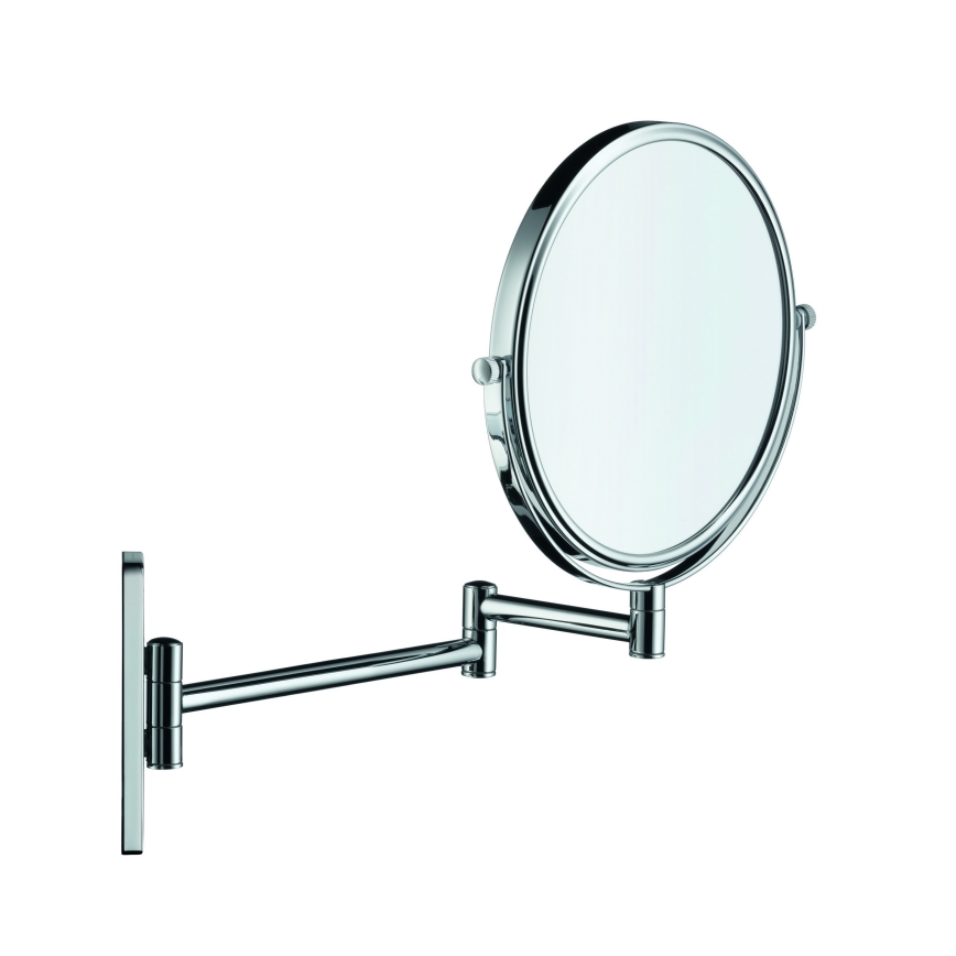 Duravit 99121000 - Miroir mural de maquillage D-CODE, chrome brillant