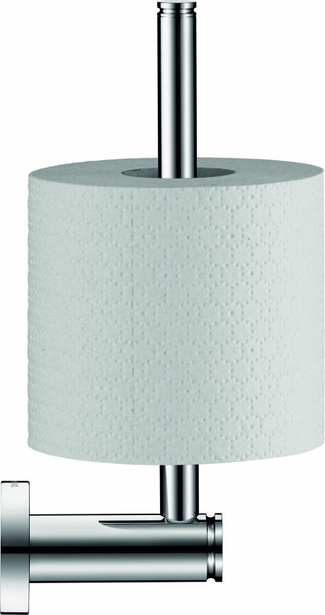 Duravit 99151000 - Porte-rouleau de papier toilette D-CODE chrome brillant