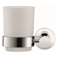 Duravit 99191000 - Porte-brosses à dents mural D-CODE, version gauche, chrome brillant