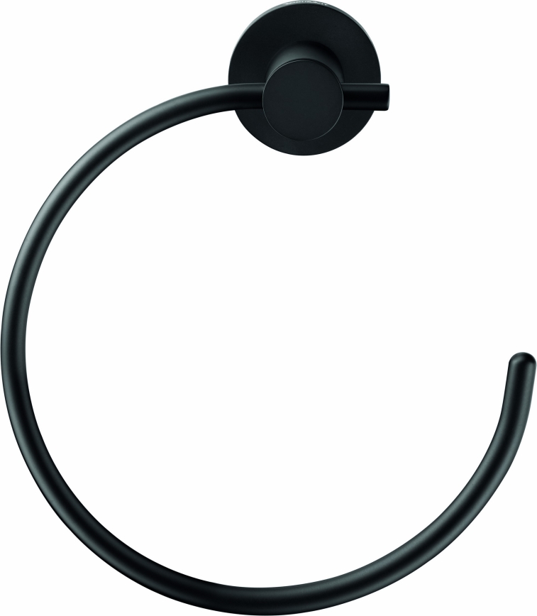 Duravit 99214600 - Porte-serviettes mural D-CODE noir mat