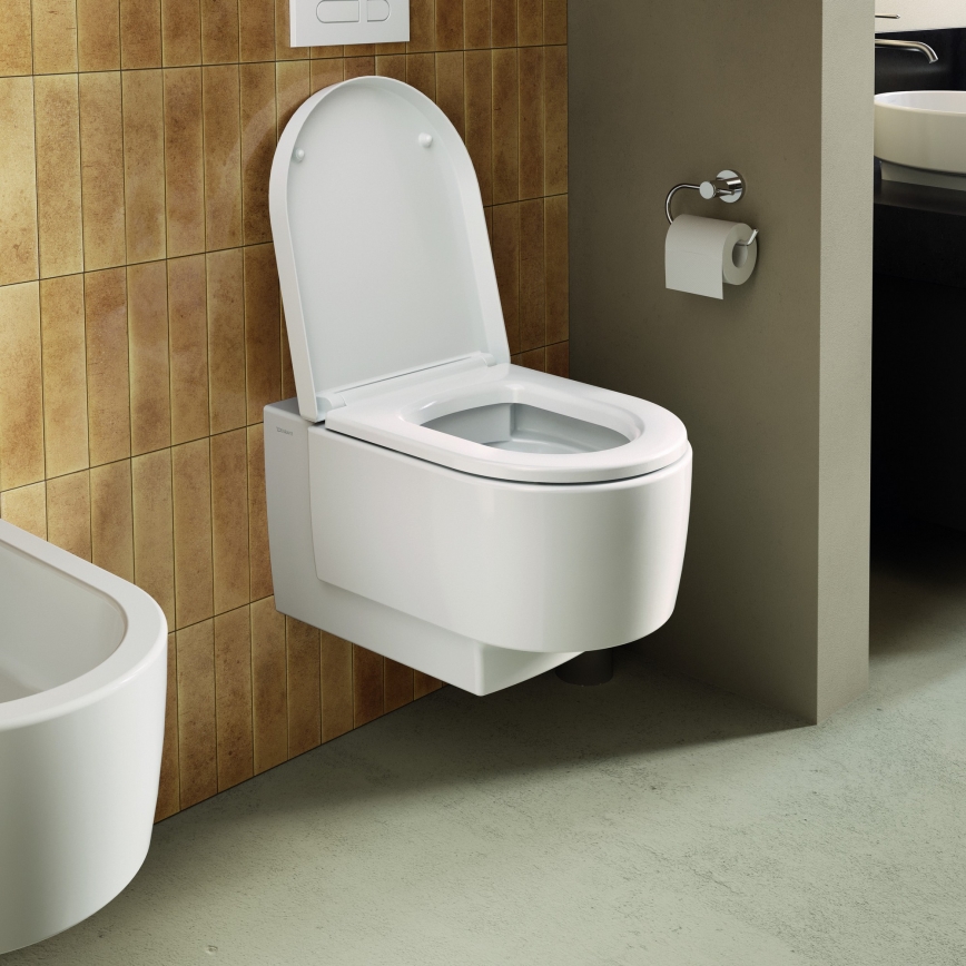 Duravit 99261000 - Porte-rouleau de papier toilette D-CODE chromé brillant