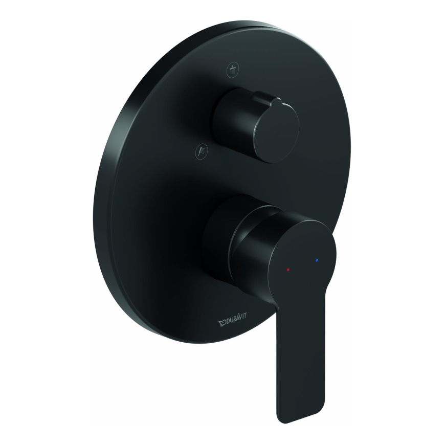 Duravit DC4210012046 - Mitigeur de douche à encastrer D-CODE noir mat