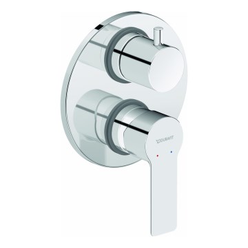 Duravit DC5210008010 - Mitigeur de douche pour installation encastrée D-CODE, chrome brillant