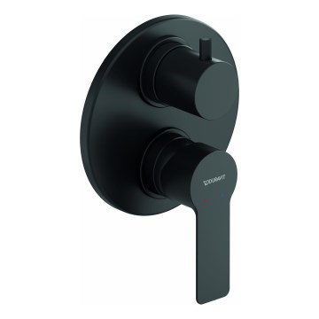 Duravit DC5210008046 - Mitigeur de douche encastré D-CODE, finition noir mat