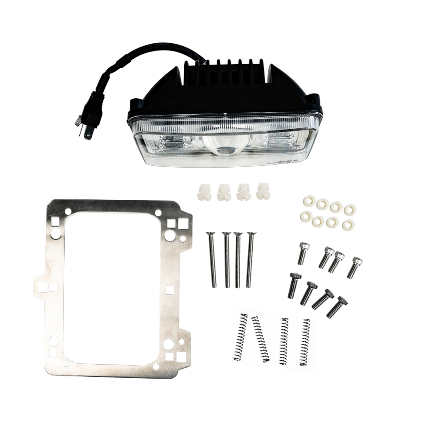 Éclairage avant de tracteur LED/69W/10-30V IP69 5700K rectangulaire
