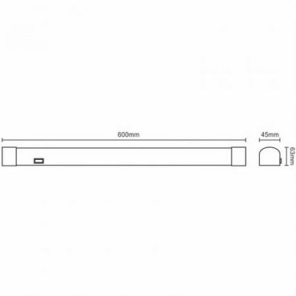 Eclairage de miroir LED salle de bain LED/15W/230V 4000K IP44