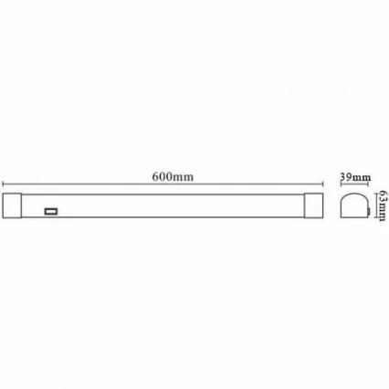 Éclairage de miroir LED salle de bain LED/15W/230V 4000K IP44