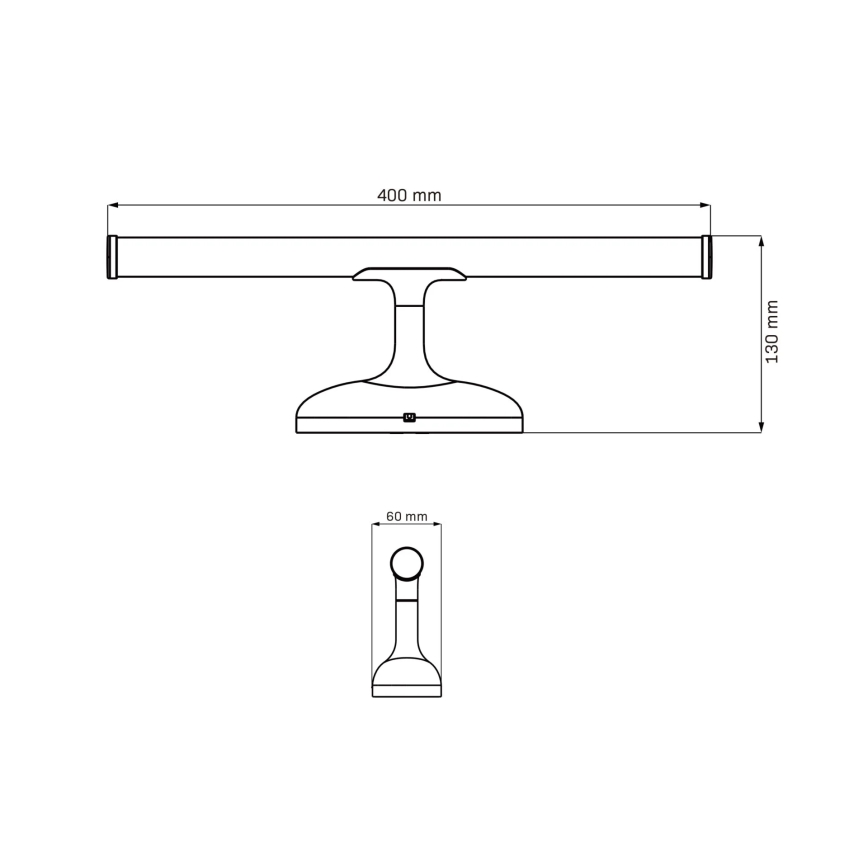 Éclairage de miroir salle de bain ARMONA LED/6W/230V 4000K 40 cm IP44 chrome brillant