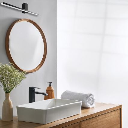 Éclairage de miroir salle de bain ARTEMIS LED/13,8W/230V 4000K 60 cm IP44 noir