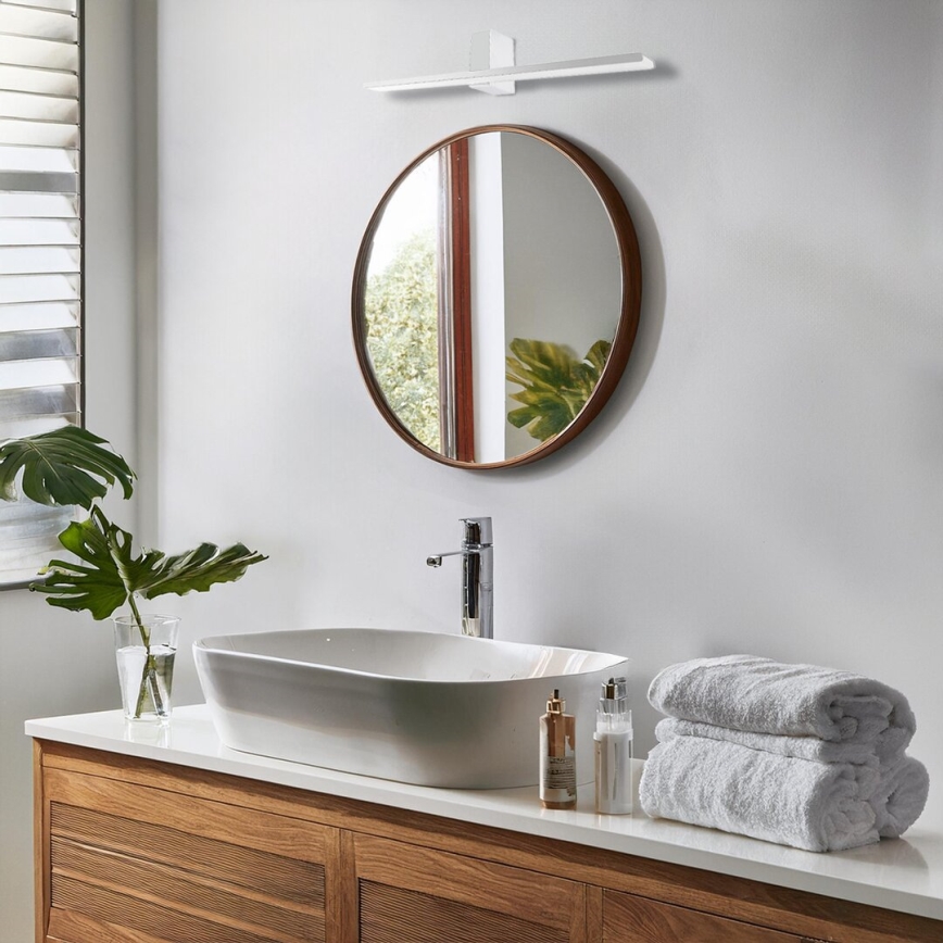 Éclairage de miroir salle de bain ARTEMIS LED/13,8W/230V 4000K 60 cm IP44 argent