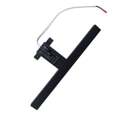 Éclairage de miroir salle de bain LED/8W/230V 4000K 50 cm IP44 noir