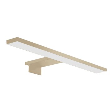 Éclairage de miroir salle de bain LED/8W/230V 4000K 50 cm IP44 or mat