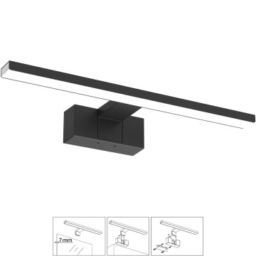 Éclairage de miroir salle de bain LED/8W/230V 4000K IP44 40 cm