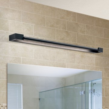 Éclairage de miroir salle de bain MARILYN LED/24W/230V 90 cm IP44 noir