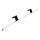Éclairage de miroir salle de bain MIRROR LED/12W/230V 80 cm IP44 noir