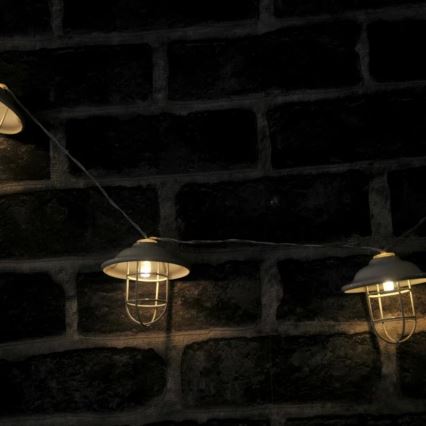 Éclairage décoratif d'extérieur LED LOFT 10xLED/2xAA