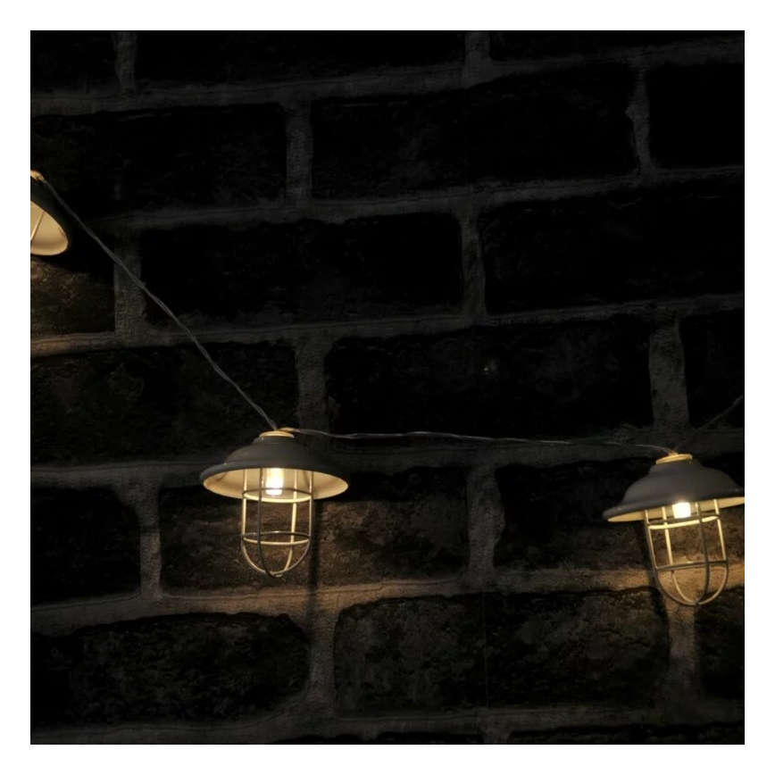 Éclairage décoratif d'extérieur LED LOFT 10xLED/2xAA