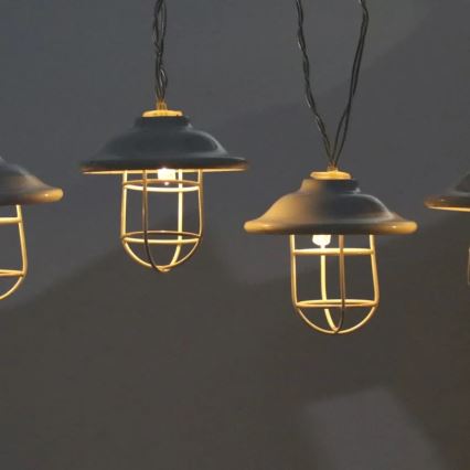 Éclairage décoratif d'extérieur LED LOFT 10xLED/2xAA