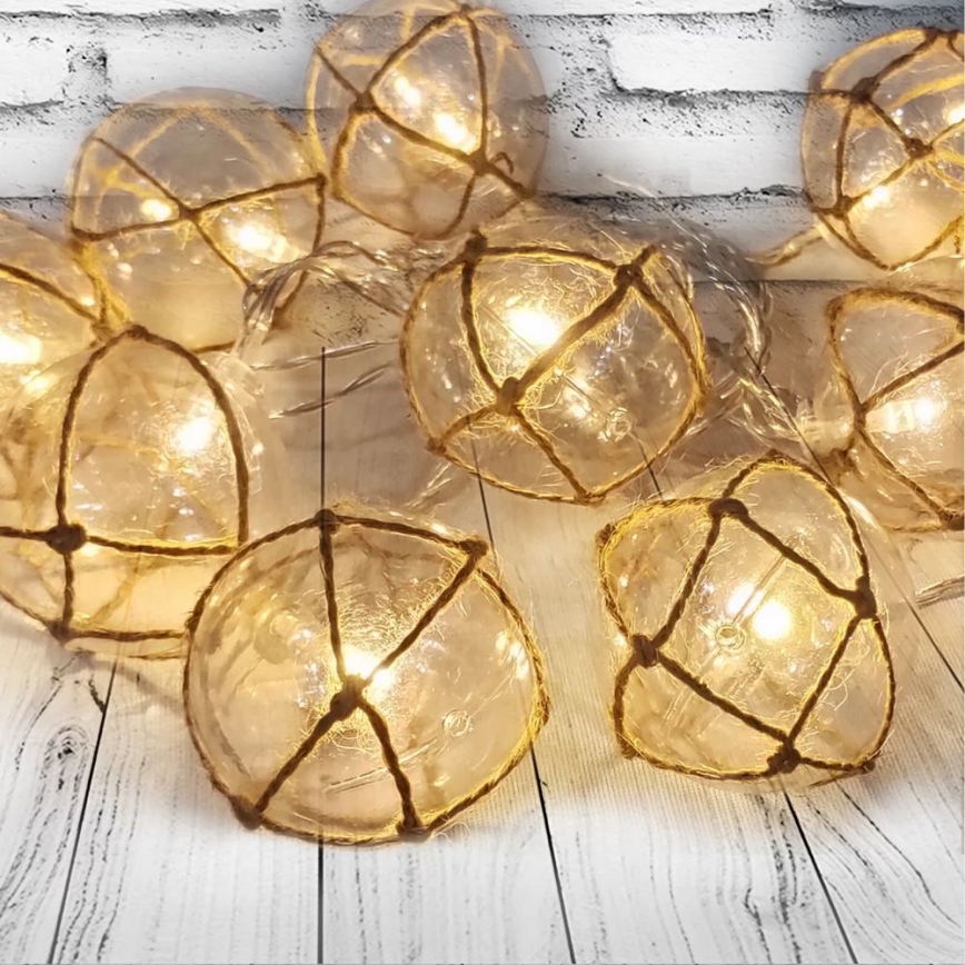 Éclairage décoratif LED AHNE 10xLED/2xAA