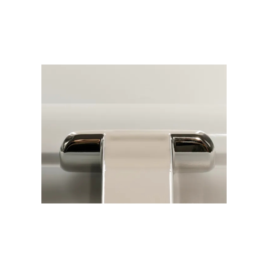 Éclairage LED pour miroir de salle de bains, 10 W, 230 V, 45 cm, IP44, finition chrome brillant