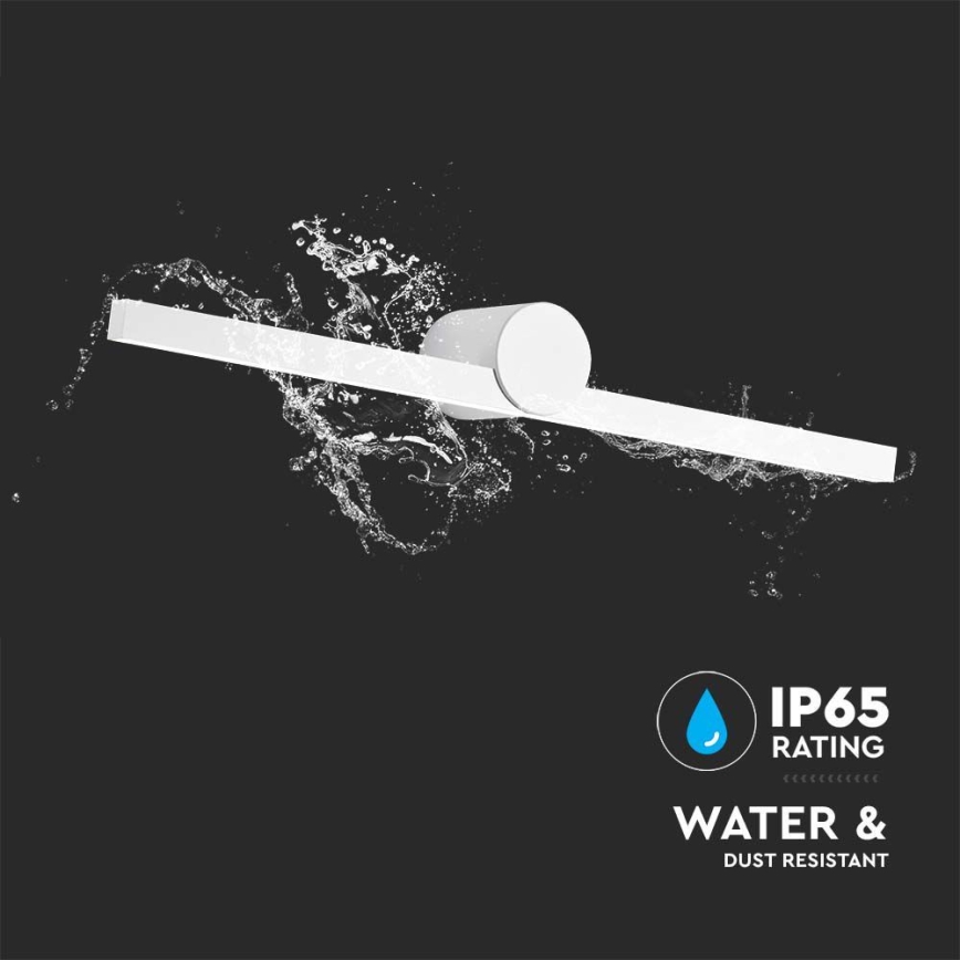 Éclairage LED pour miroir de salle de bains/10W/230V 4000K IP65 blanc