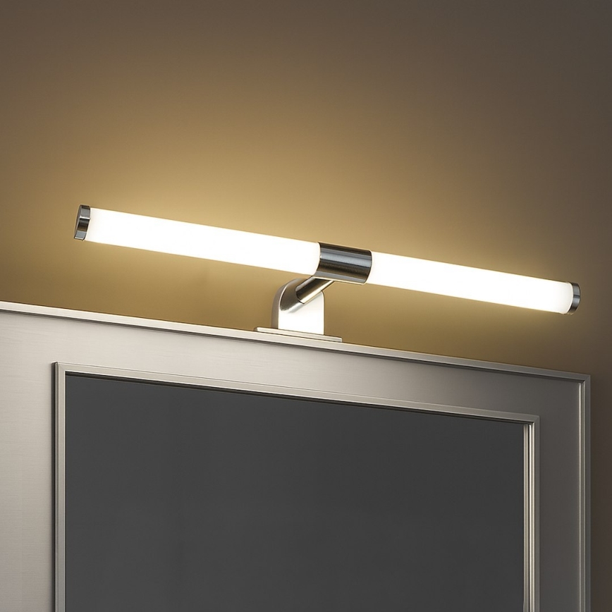 Éclairage LED pour miroir de salle de bains 2 en 1 APA LED/6W/230V 40 cm IP44 chrome brillant
