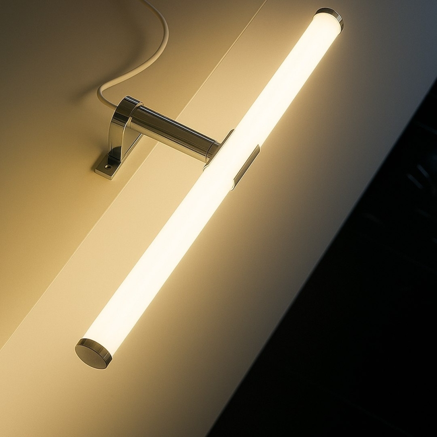 Éclairage LED pour miroir de salle de bains 2 en 1 APA LED/6W/230V 40 cm IP44 chrome brillant