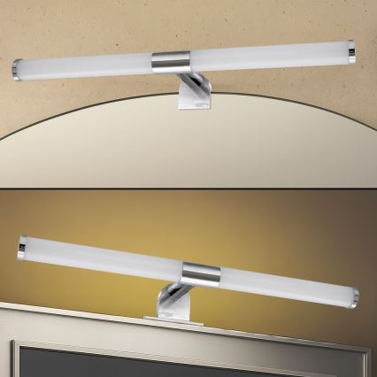 Éclairage LED pour miroir de salle de bains 2 en 1 APA LED/6W/230V 40 cm IP44 chrome brillant