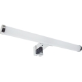 Éclairage LED pour miroir de salle de bains – 8 W, 230 V, 30 cm, IP44, chrome brillant
