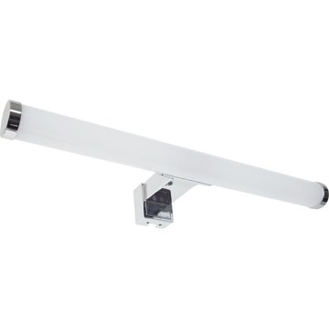 Éclairage LED pour miroir de salle de bains – 8 W, 230 V, 30 cm, IP44, chrome brillant