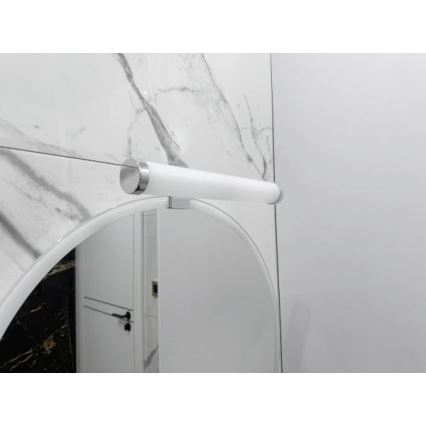 Éclairage LED pour miroir de salle de bains – 8 W, 230 V, 30 cm, IP44, chrome brillant