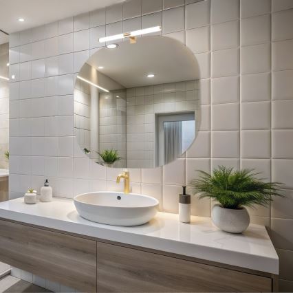 Éclairage LED pour miroir de salle de bains APA LED/6W/230V 40 cm IP44 doré