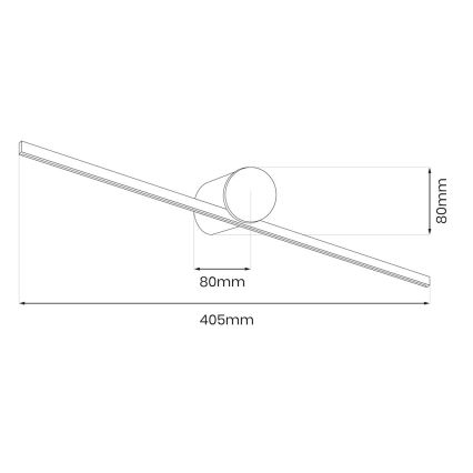 Éclairage LED pour miroir de salle de bains ARTIST LED/6W/230V 40 cm IP44 blanc