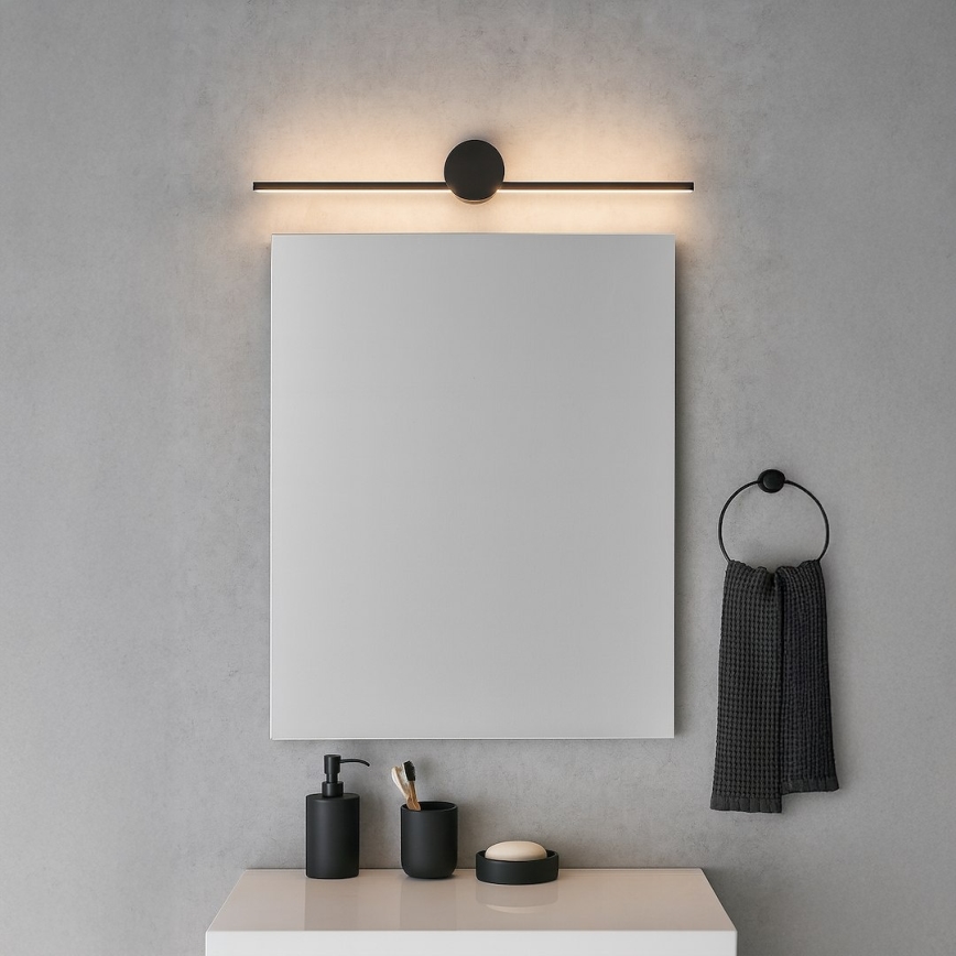 Éclairage LED pour miroir de salle de bains ARTIST LED/9W/230V 60 cm IP44 noir