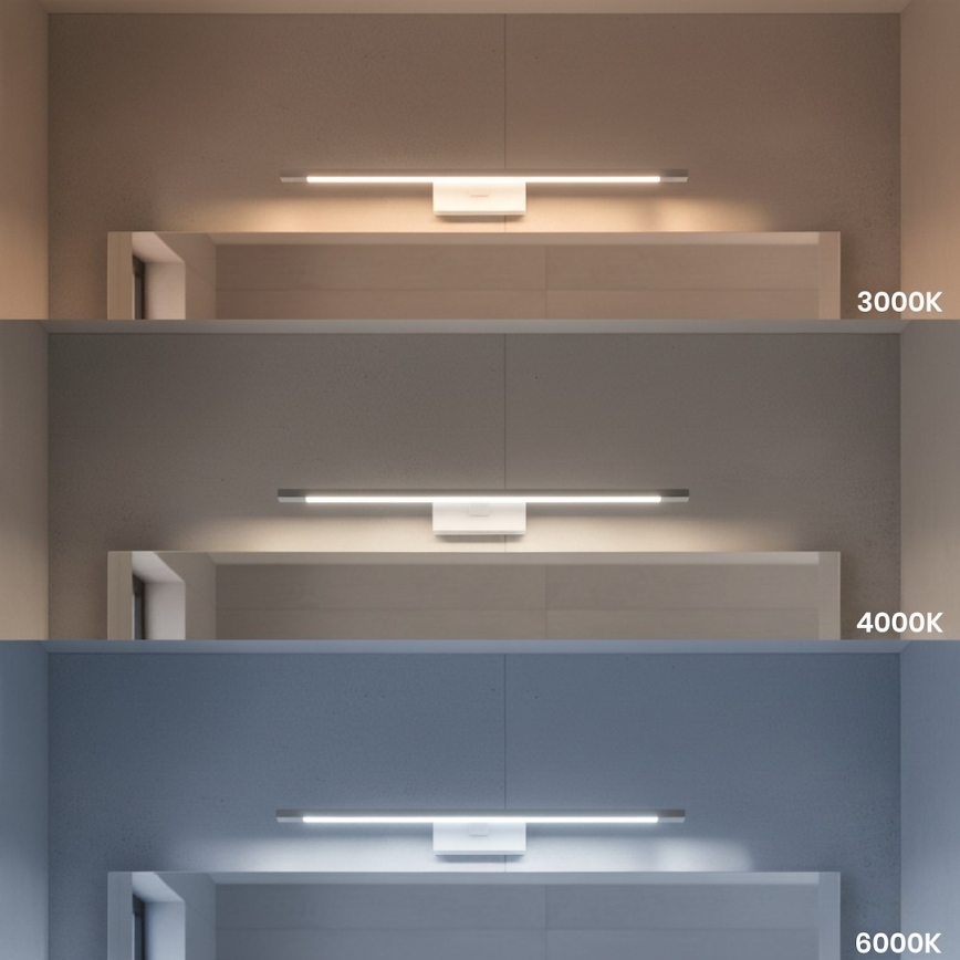 Éclairage LED pour miroir de salle de bains KLIMT LED/12W/230V 3000/4000/6000K 60 cm IP44 blanc