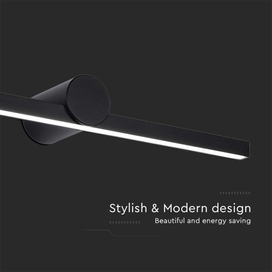 Éclairage LED pour miroir de salle de bains LED/10W/230V 3000K IP65 noir