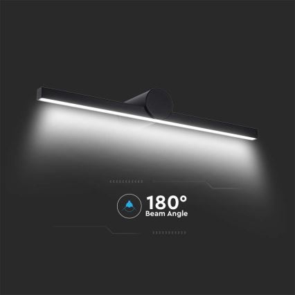 Éclairage LED pour miroir de salle de bains LED/10W/230V 4000K IP65 noir