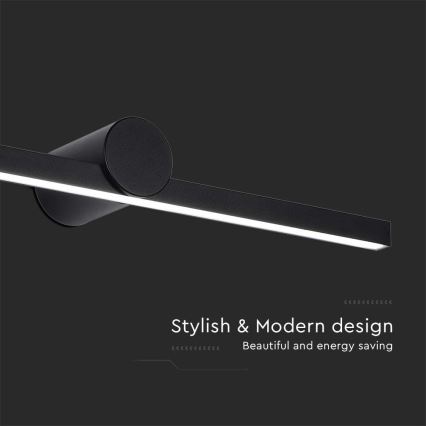 Éclairage LED pour miroir de salle de bains LED/10W/230V 4000K IP65 noir