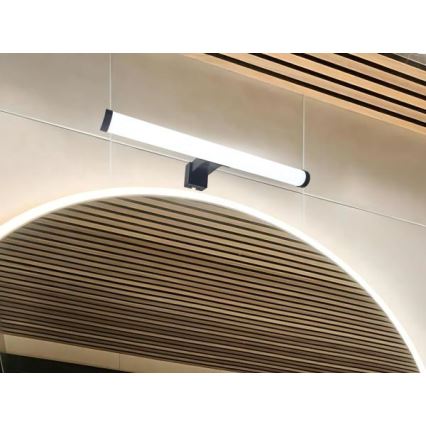 Éclairage LED pour miroir de salle de bains LED/8W/230V 30 cm IP44 noir
