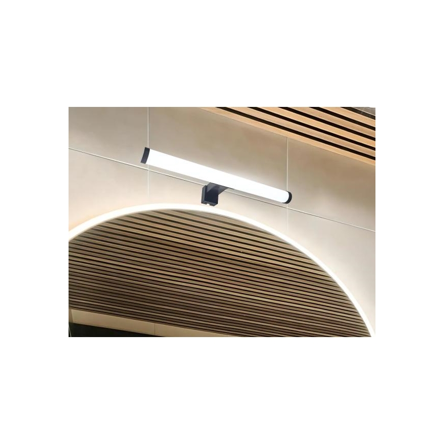 Éclairage LED pour miroir de salle de bains LED/8W/230V 30 cm IP44 noir
