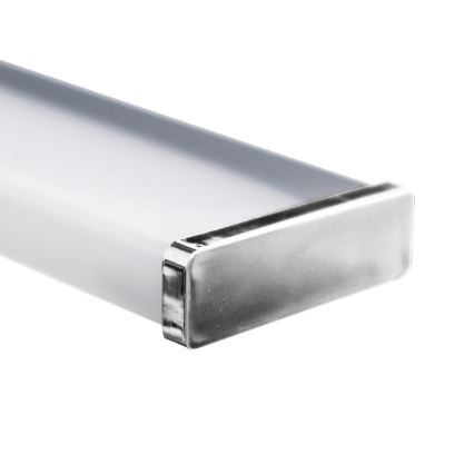 Éclairage LED pour miroir de salle de bains MIRORE, 8W, 230V, 40 cm, IP44, chrome brillant